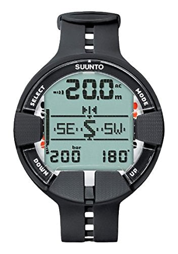 SUUNTO Vyper Air Wrist Top Dive Computer with USB, Scuba Diving Instrument/All Black