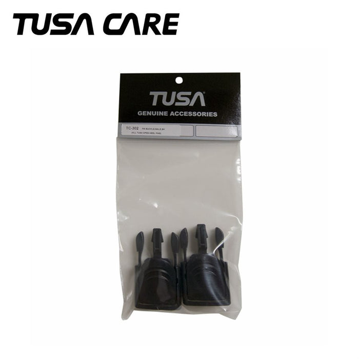 TUSA Fin Buckle for All TUSA Open Heel Fins, Male, Black