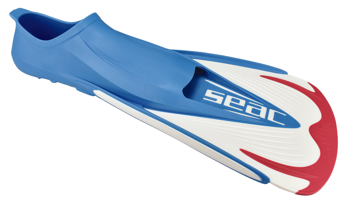 SEAC Team Full-Foot Snorkeling Swim Fins Ideal for Open Water Snorkeling