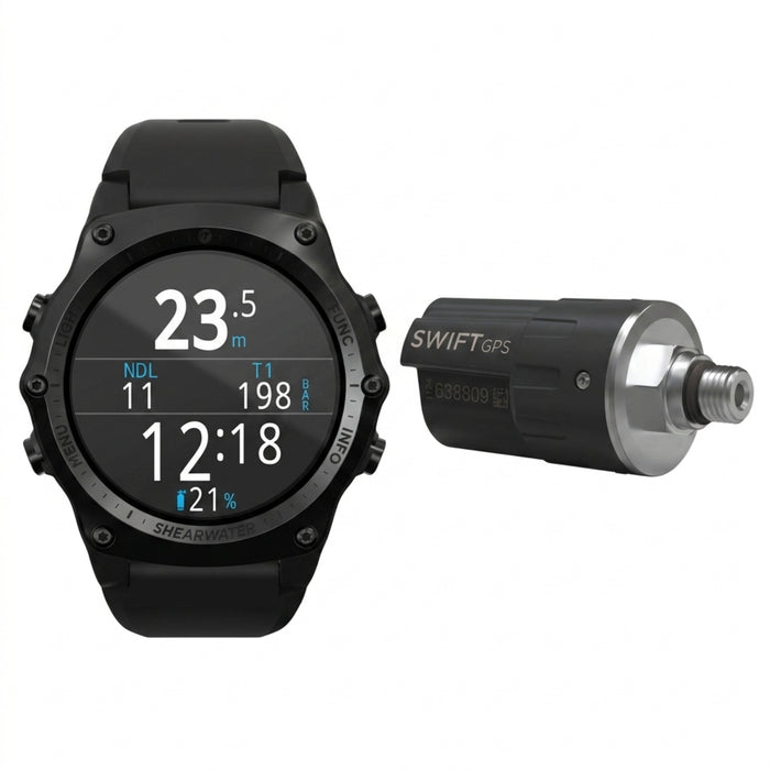 Shearwater Teric Dive Computer AMOLED Watch with Swift GPS