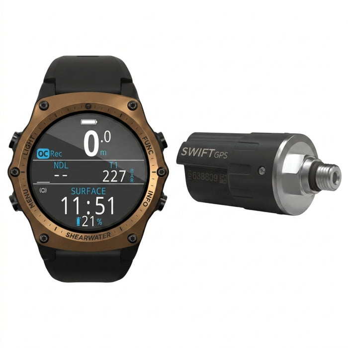 Shearwater Teric Dive Computer AMOLED Watch with Swift GPS