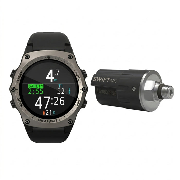 Shearwater Teric Dive Computer AMOLED Watch with Swift GPS