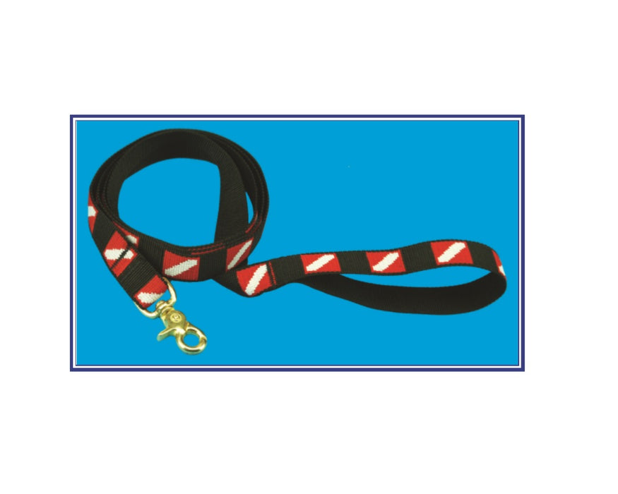 Trident Dive Flag Dog Leash Large 72"