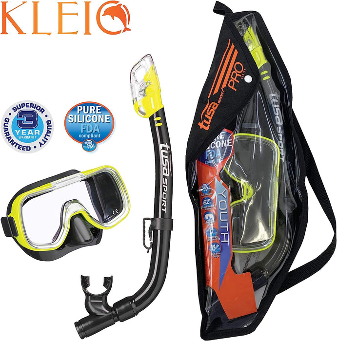 Tusa Mini Kleio Mask and Dry Snorkel Set (UM2000/USP220)