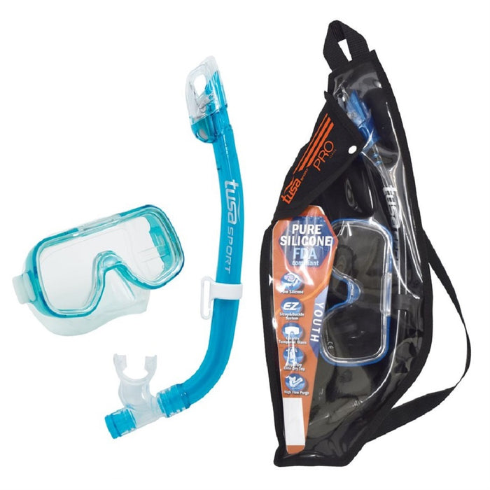 Tusa Mini Kleio Mask and Dry Snorkel Set (UM2000/USP220)