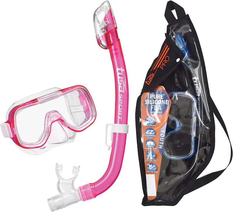 Tusa Mini Kleio Mask and Dry Snorkel Set (UM2000/USP220)