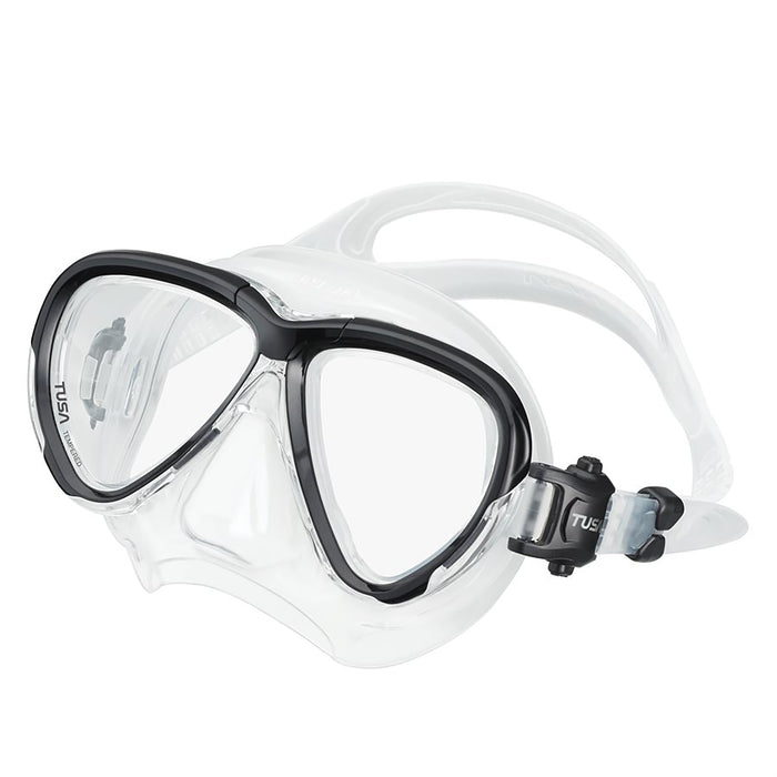 TUSA Intega Diving Mask with 3D SYNQ Fit – Adaptive Skirt, Swift Buckle, and Freedom Dry Technology
