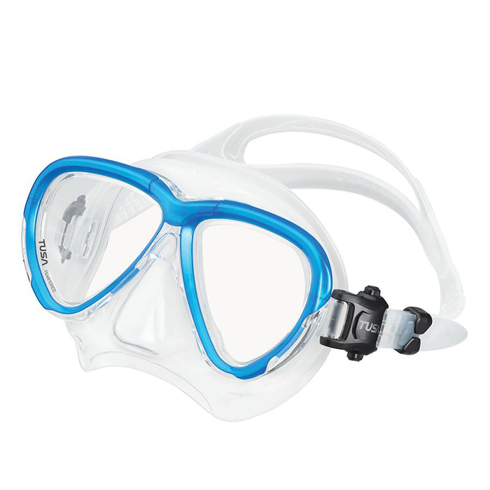 TUSA Intega Diving Mask with 3D SYNQ Fit – Adaptive Skirt, Swift Buckle, and Freedom Dry Technology