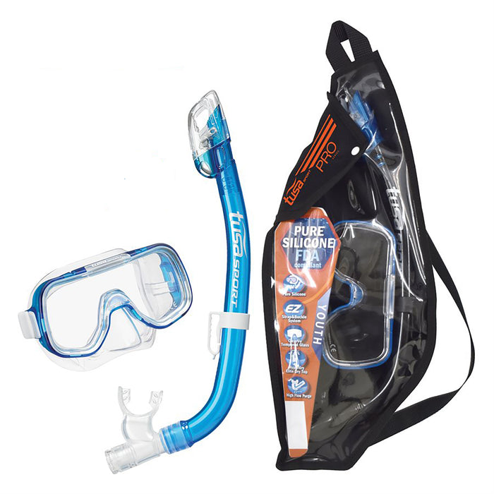 Tusa Mini Kleio Mask and Dry Snorkel Set (UM2000/USP220)