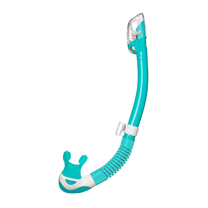 TUSA SP0101 Hyperdry Elite II Snorkel - Dry Top, High Flow Purge, Comfort Swivel, Ortho Mouthpiece