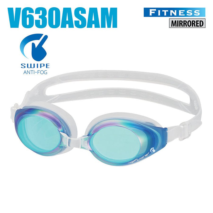 Tusa Swipe Fitness Swimming Goggles with Anti Fog Technology and UV Protection