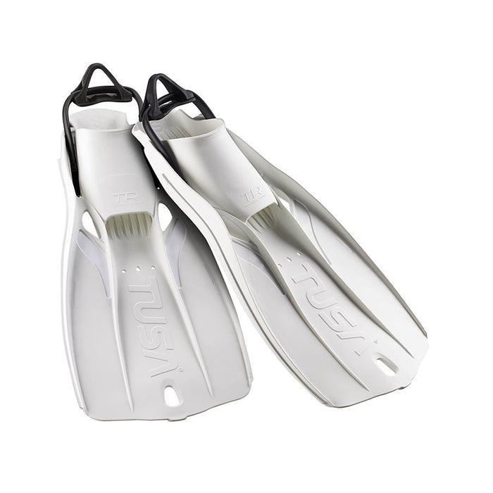 Tusa Travel Right Lightweight Snorkeling & Diving Fins – Compact, Barefoot Design with Bungee Strap for Travel
