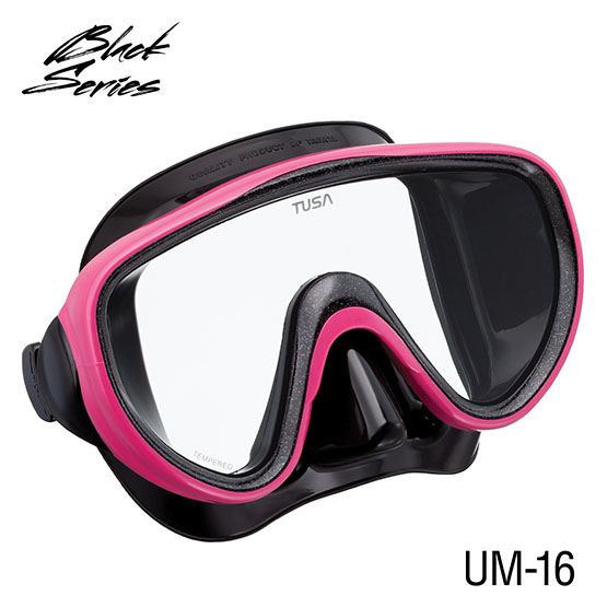 Tusa Serene Adult Black Series Mask and Snorkel Combo