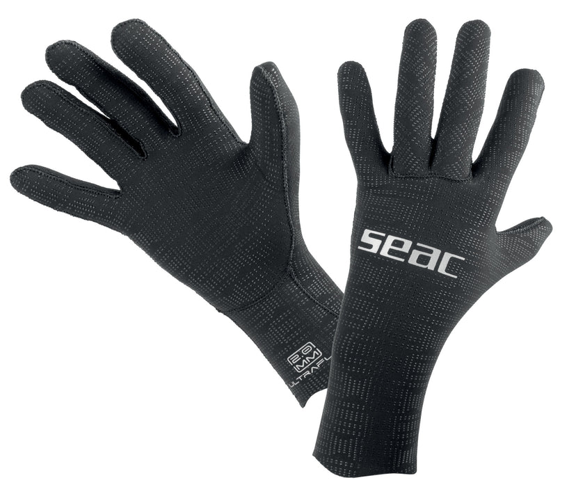 SEAC Ultraflex 2mm Ultra-Elastic Neoprene Anti-Slip Gloves for Diving and Spearfishing