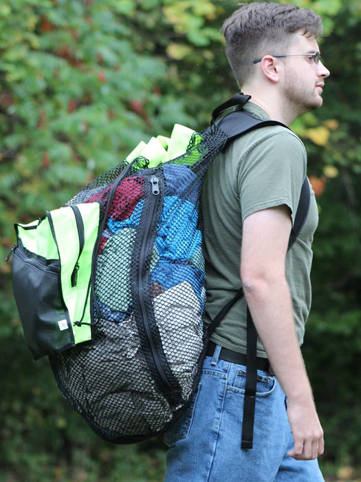 Laundry Bag Urban Rucksack American Crafted Heavy Duty Mesh Laundry Backpack