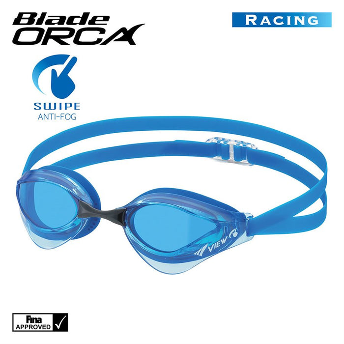 Tusa Swipe Blade Orca Swimming Goggles