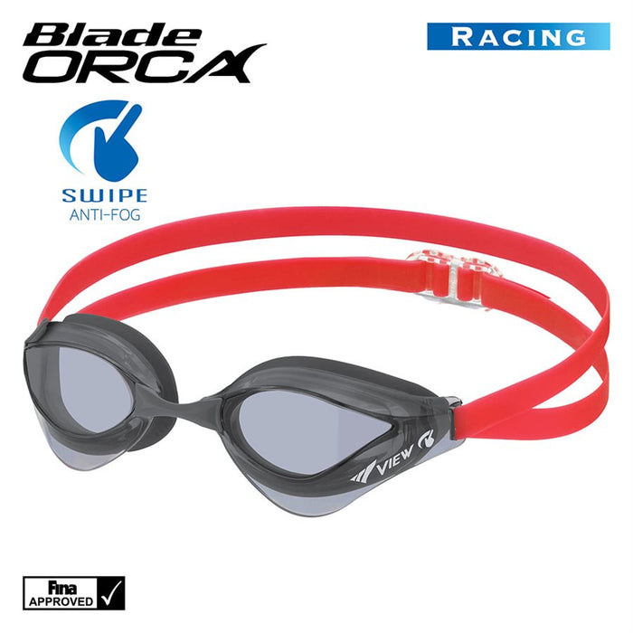 Tusa Swipe Blade Orca Swimming Goggles