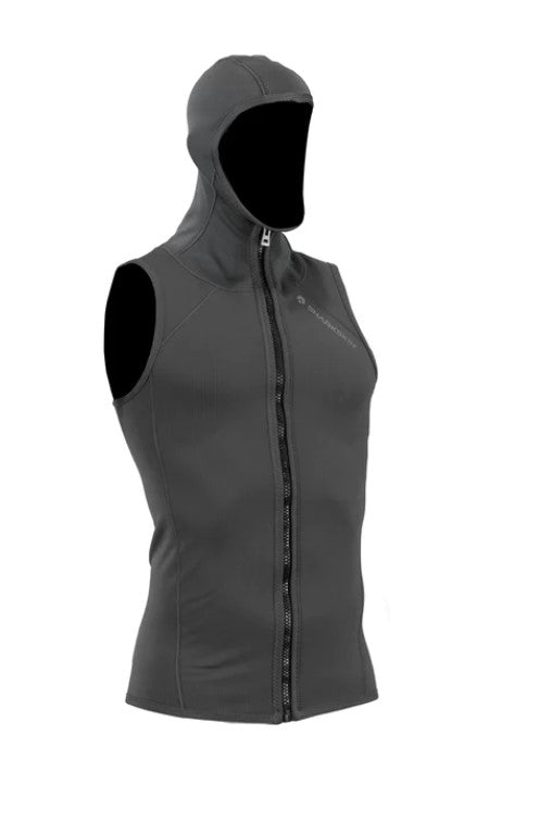 Sharkskin Titanium 2 Chillproof Men Vest Full Zip With Hood — Lancaster 