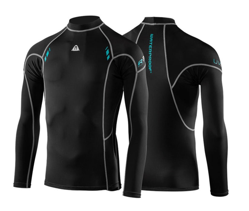 Waterproof Male Long Sleeve Rash Guard