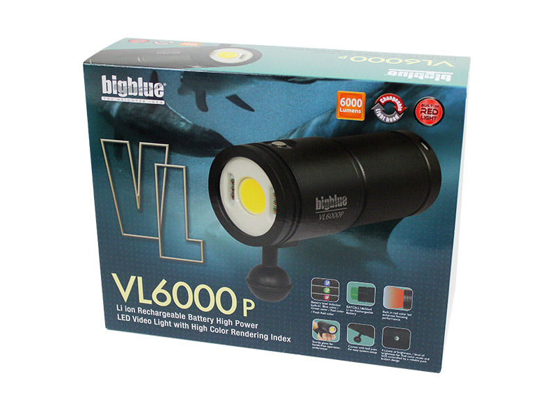 Bigblue VL6000P Tri Color 6000 Lumens Video Light, 120° Beam Angle