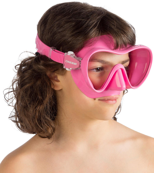 Cressi Mini F1 Frameless Scuba Diving Mask Perfect for Women and Young Divers, Snorkelers, and Swimmers