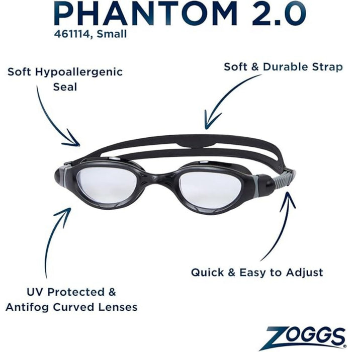 Zoggs Phantom 2.0 S Swimming Goggles