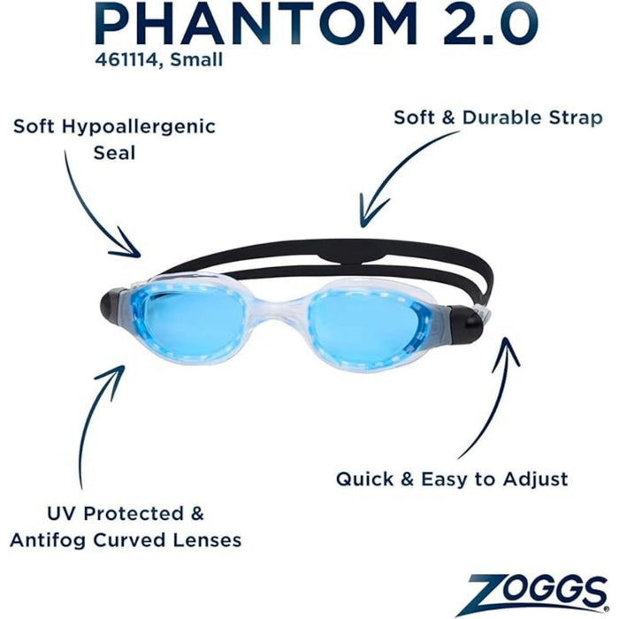 Zoggs Phantom 2.0 S Swimming Goggles