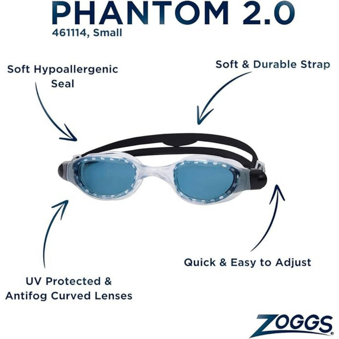 Zoggs Phantom 2.0 S Swimming Goggles