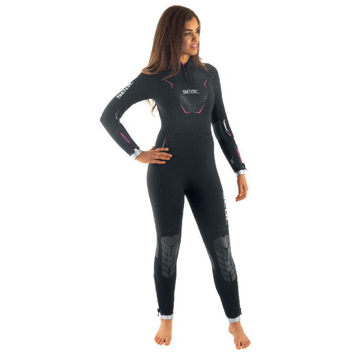 SEAC Space Lady 7mm Wetsuit Ultrastretch Neoprene with Calibrated Sizes