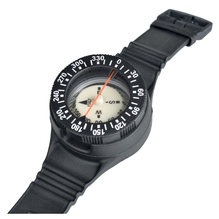SEAC Wrist Compass, High Resistance Strap and Buckle, Luminescent