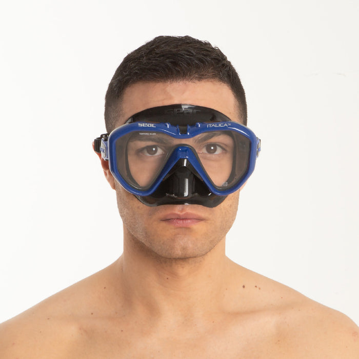 SEAC Italica 50 Single Lens Diving Mask for Professionals Made in Italy