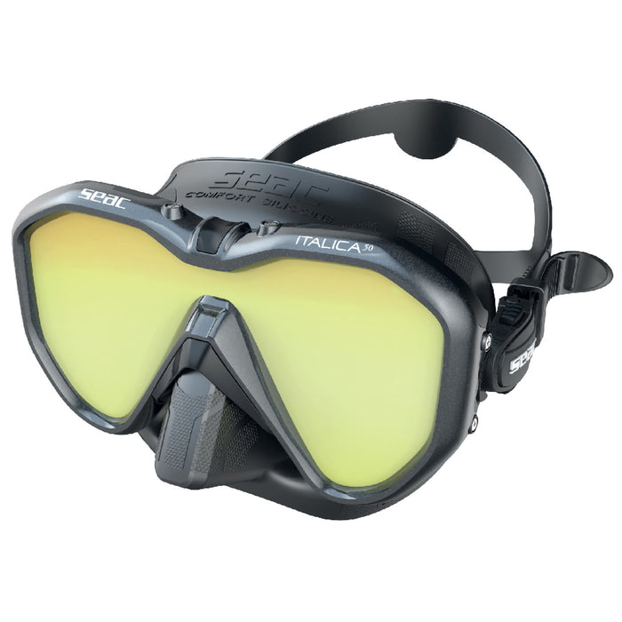 SEAC Italica 50 Single Lens Diving Mask for Professionals Made in Italy