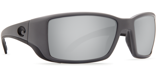 Costa Blackfin Matte Gray, Silver Mirror 580G Sunglasses, Glass