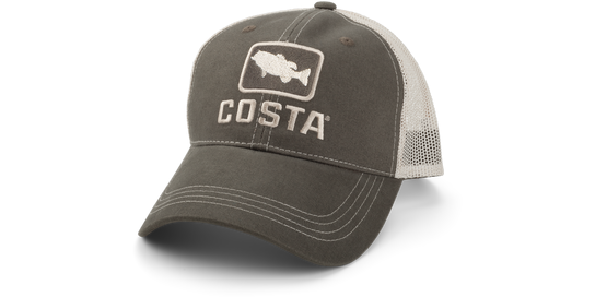 Costa XL Trucker Hat - Trout, Moss/Stone