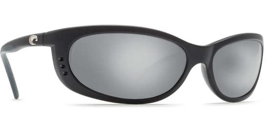 Costa Fanthom Black, Silver Mirror Sunglasses, Plastic