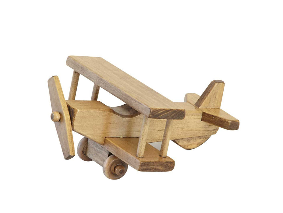 Amish Buggy Toys Wooden Airplane Small Harvest, CPSIA Kid Safe Finish