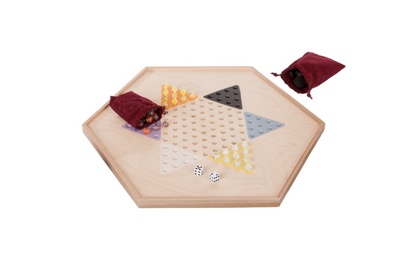 Amish Buggy Toys Kids Wooden Checker Gameboard - includes Instructions & all Game Pieces