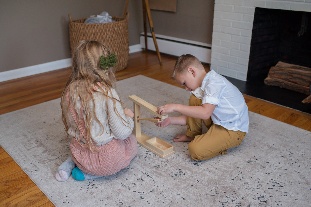 Amish Buggy Toys Wooden Marble Motion Machine Toy