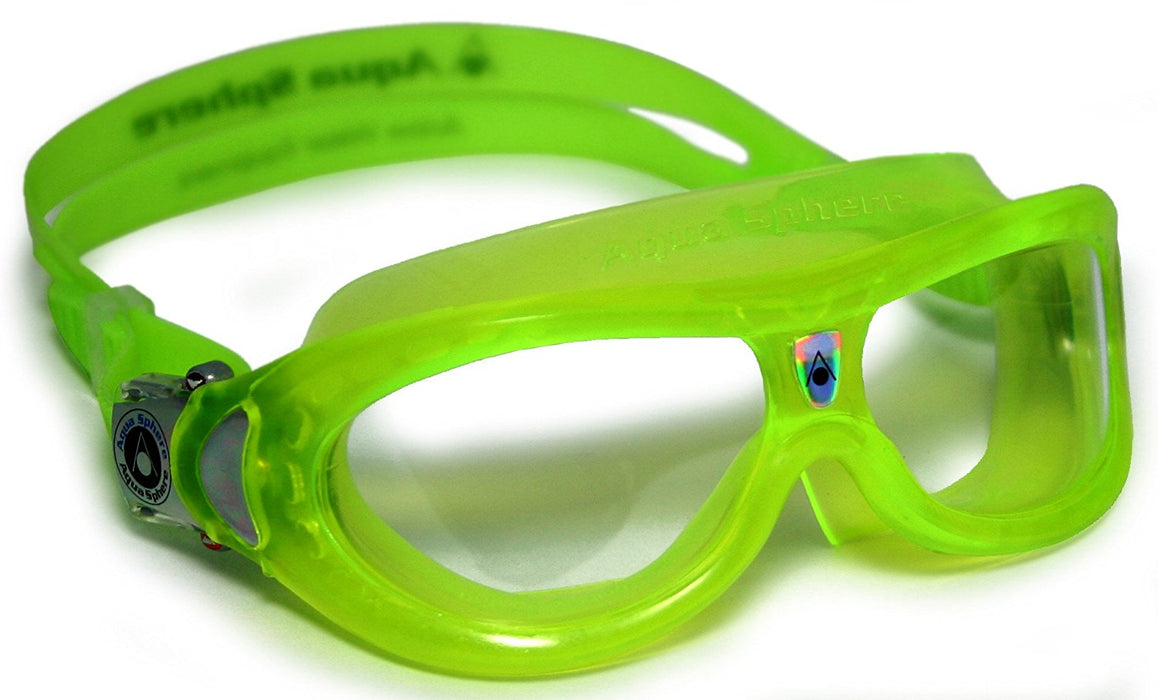 Aqua Sphere Seal Kid Swim Goggle Clear Lens, Lime