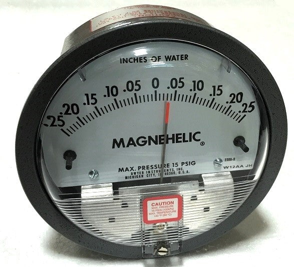 Global Scuba Manufacturing Magnehelic Gauge ±5 Inch Scale