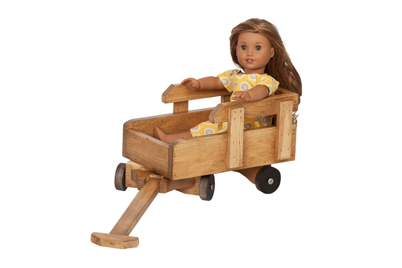 Amish Buggy Toys Rebekah's Collection Doll Wagon for 12" - 18" Dolls, CPSIA Kid Safe Finish