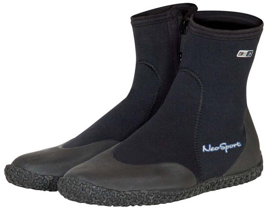 NeoSport Wetsuits Premium Neoprene 7mm Hi Top Zipper Boot