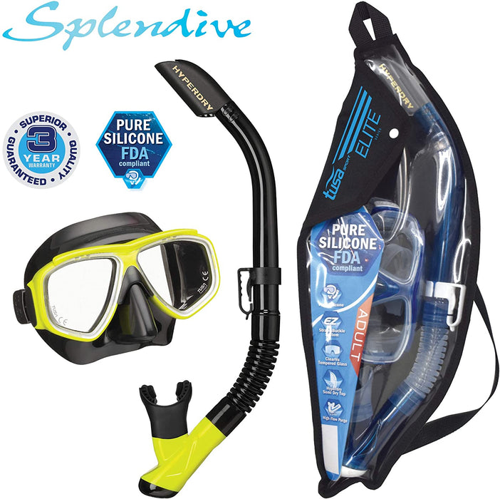 Tusa Splendive Mask and Snorkel Set (UM7500/USP190)