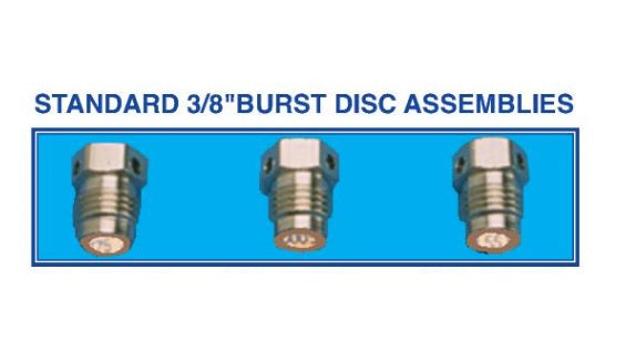 Trident 3500 PSI Burst Disc Assembly