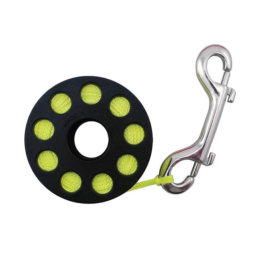 VGEBY Diving Reel, Dive Anchor Rope Reel Multi Purpose Spool Finger Reel  with Clip 83m Wire for Cave Exile Diving