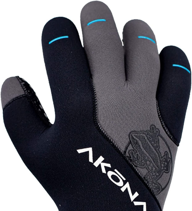 Akona Antigua 3mm Gloves with Polyurethane Palms for Tremendous Grip