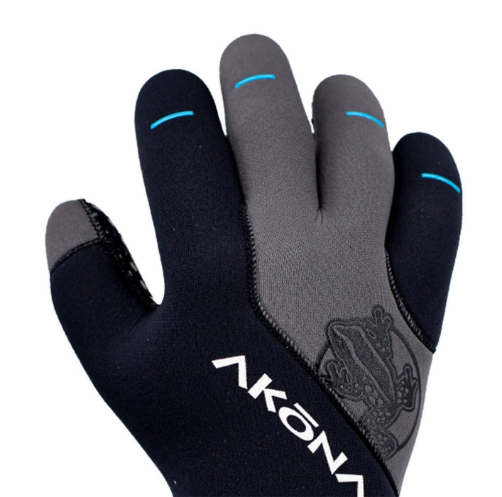 Akona Antigua Flexible Stretch 5mm Neoprene Gloves - Durable, Water Resistant Finish, Ergonomic, PU Palms Superior Grip