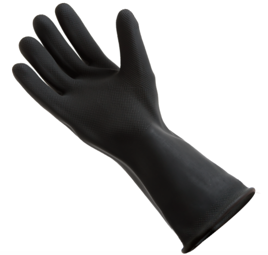 Aqua Lung EZ-ON Rubber Gloves Black