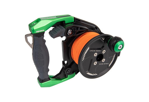  270ft/83m Scuba Dive Reel, Portable Safety Handle Diving Reel  with Thumb Stopper, High Visibility Line Spool Reel for Cave, Wreck, Drift  Diving, Spear Fishing, Kayak Anchor, SMB, Buoy Sausage : Sports
