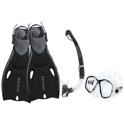 Body Glove Oasis Mask, Snorkel & Fin Set